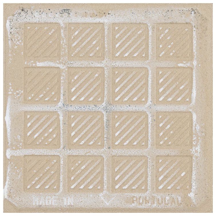 Revival Mini 4" White Ceramic Matte Square Tile