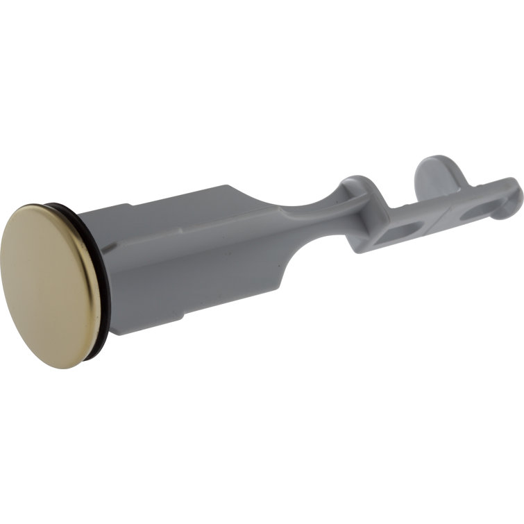 Polished Brass and Stainless Steel Bathroom Sink Drain Stopper