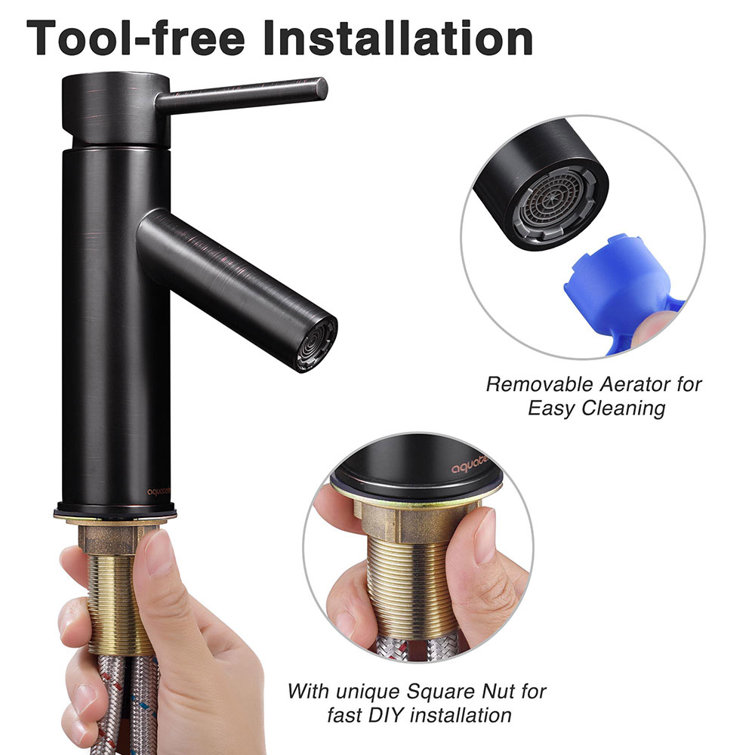 Oil Rubbed Bronze Single-Handle Bathroom Faucet