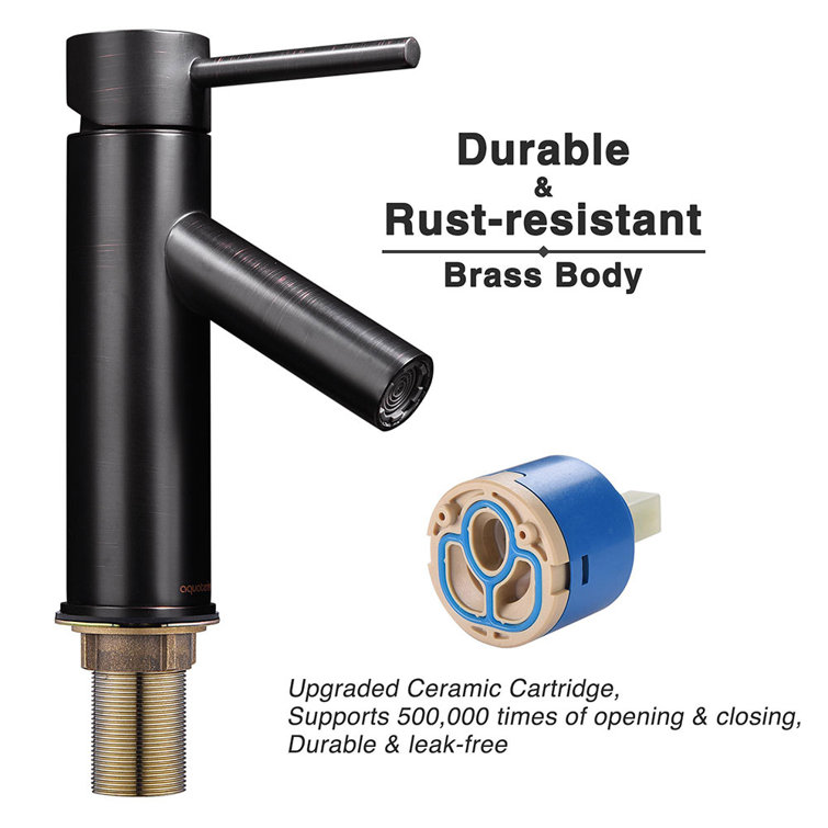 Oil Rubbed Bronze Single-Handle Bathroom Faucet