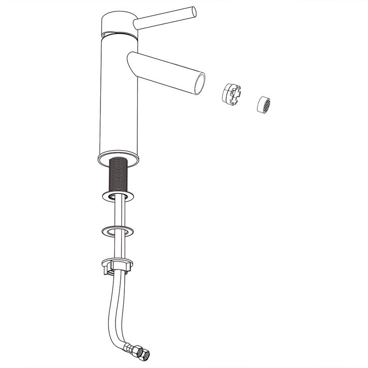 Oil Rubbed Bronze Single-Handle Bathroom Faucet