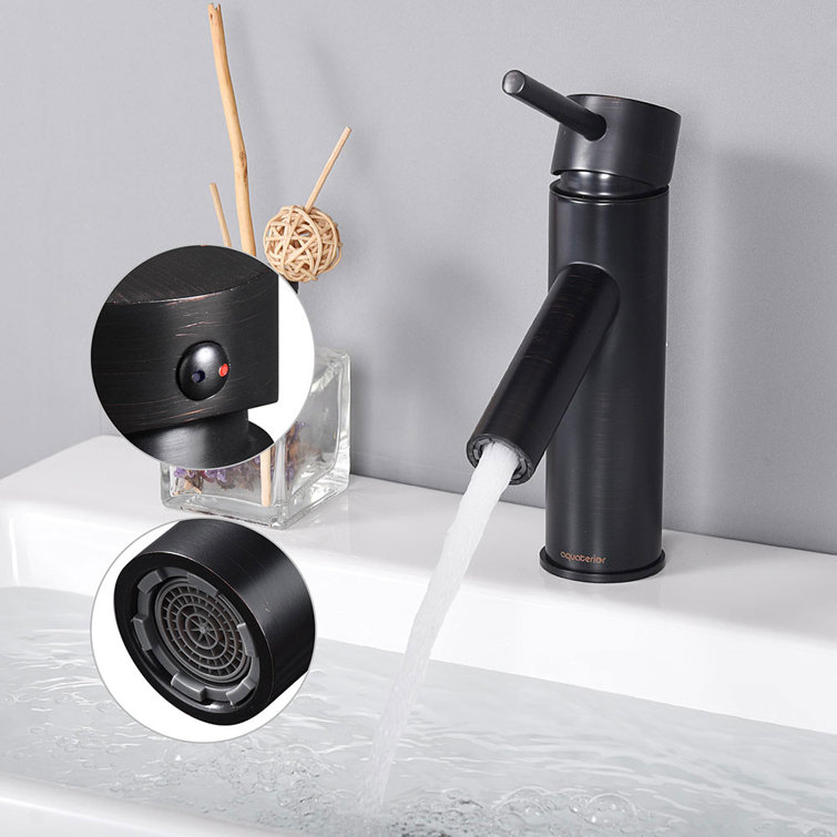 Oil Rubbed Bronze Single-Handle Bathroom Faucet
