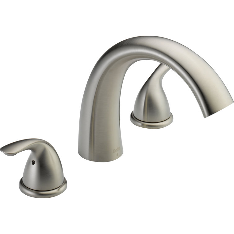 Stainless Steel Modern Widespread Deck Mounted Faucet