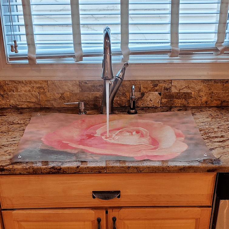 Jenny's Rose Heat-Resistant Decorative Sink Cover
