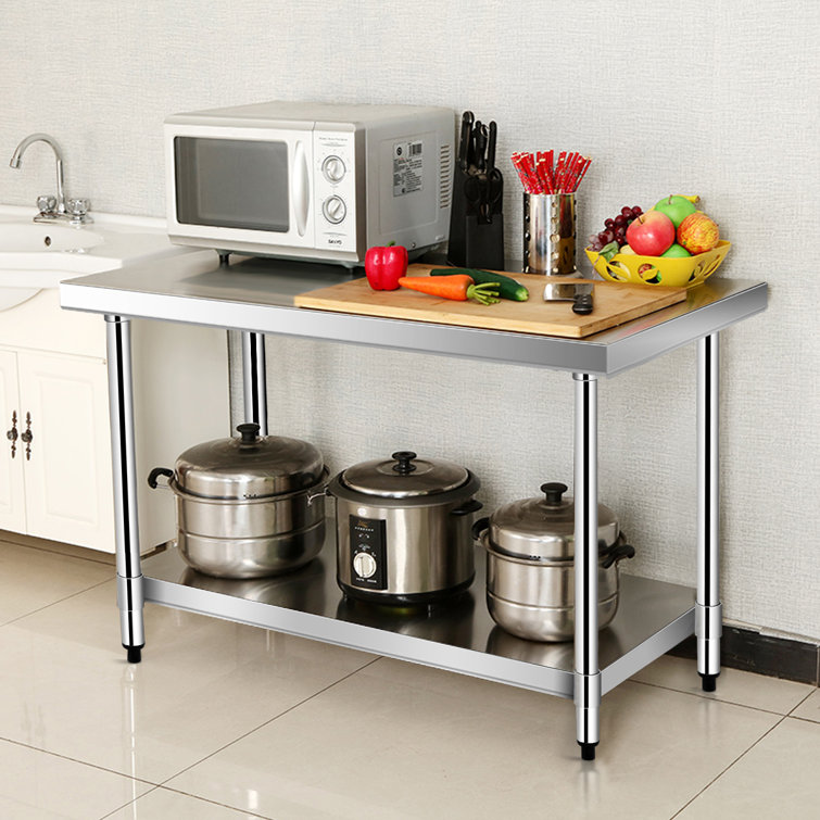 Stellar 36''x24'' Stainless Steel Commercial Kitchen Worktable