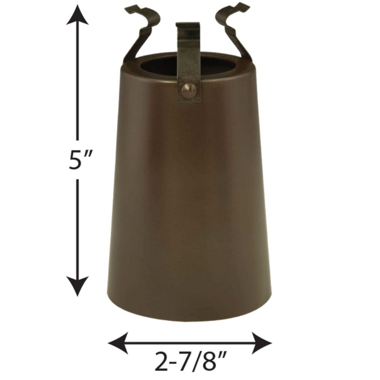 Antique Bronze Nightsaver Outdoor Lamp Shield