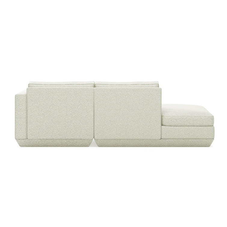 Copenhagen Fossil Two-Piece Fabric Track Arm Sofa