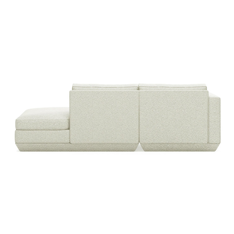 Copenhagen Fossil Two-Piece Fabric Track Arm Sofa