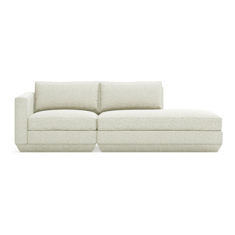 Copenhagen Fossil Two-Piece Fabric Track Arm Sofa