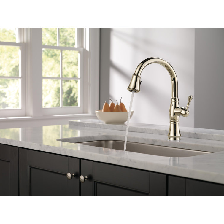Classic Nickel Pull-Down Kitchen Faucet with Magnetic Docking Spray Head