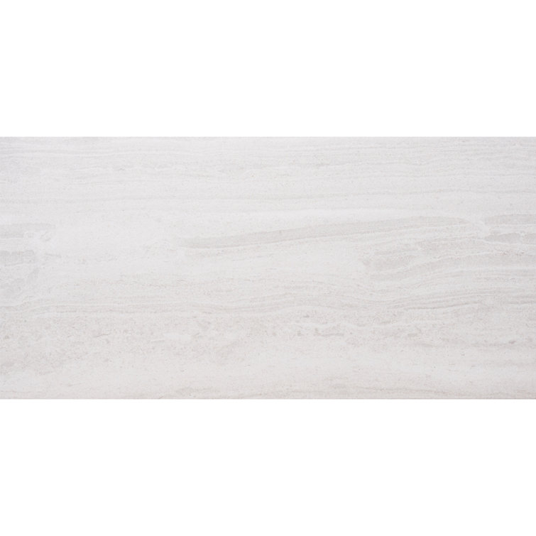 Brooklyn Snow 12" x 24" Matte Porcelain Floor and Wall Tile