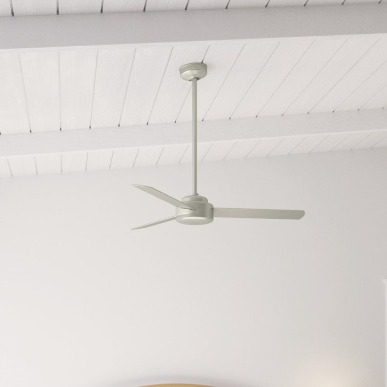 Presto Matte Nickel 52" Low Profile Ceiling Fan with Remote