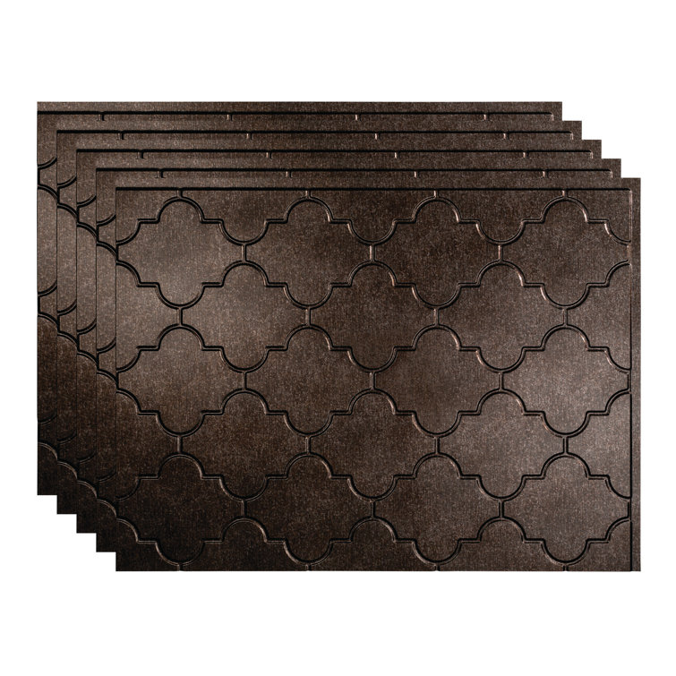 Monaco Smoked Pewter Vinyl Decorative Backsplash Kit