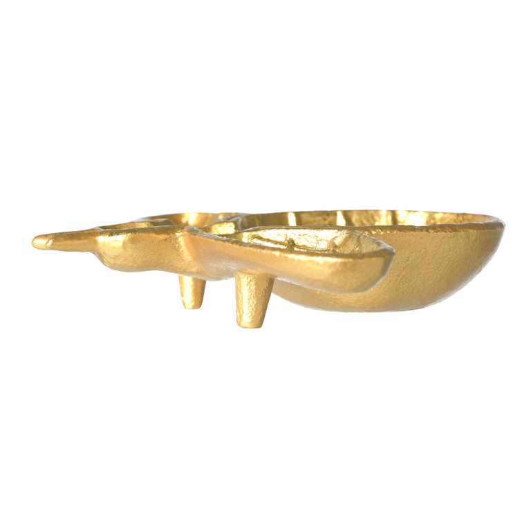 Gold Cast Iron Bee Decorative Dish