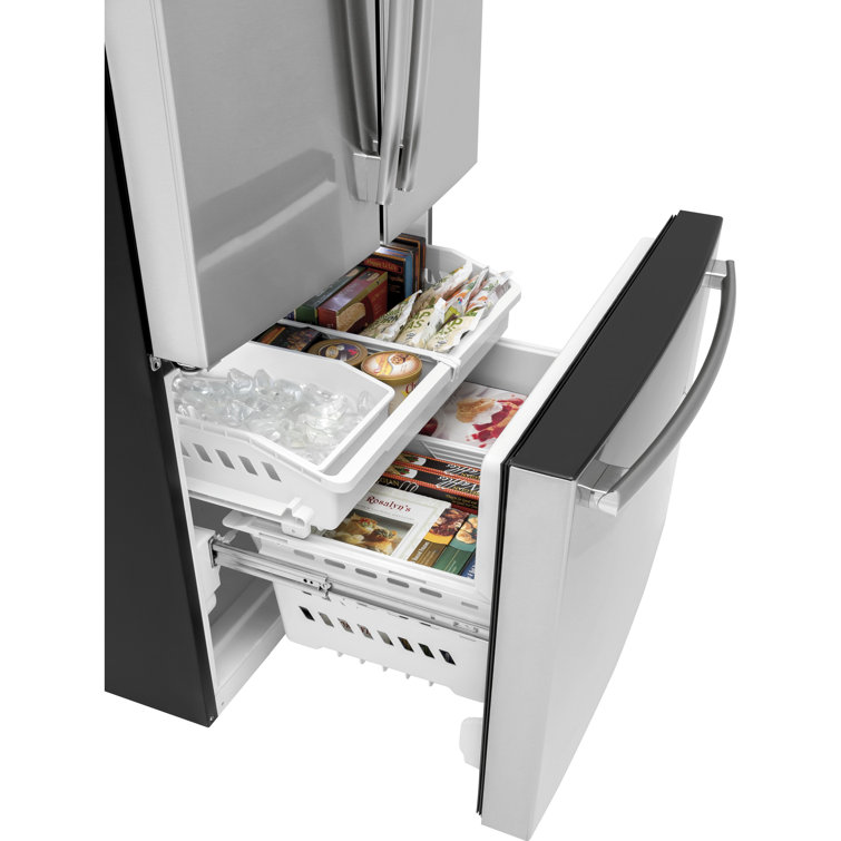 GE 36" Stainless Steel French Door Refrigerator with Ice Maker