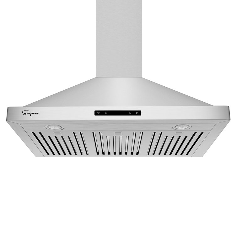 36" Stainless Steel Wall Mount Range Hood with Touch Controls