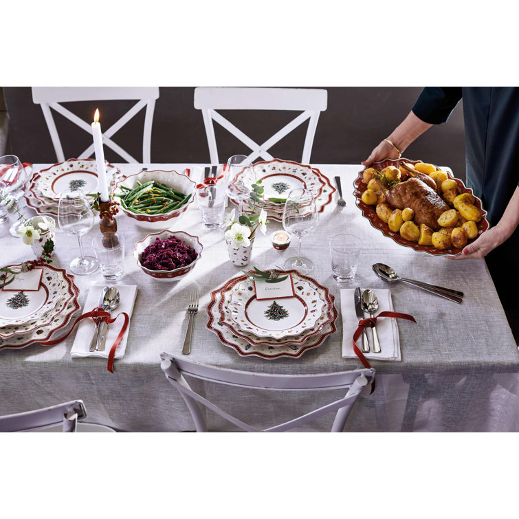 Villeroy & Boch Christmas Porcelain 12-Piece Dinnerware Set