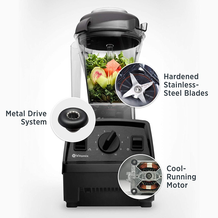 Black 48-oz Tritan Countertop Blender with Variable Speed