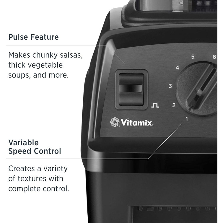 Black 48-oz Tritan Countertop Blender with Variable Speed