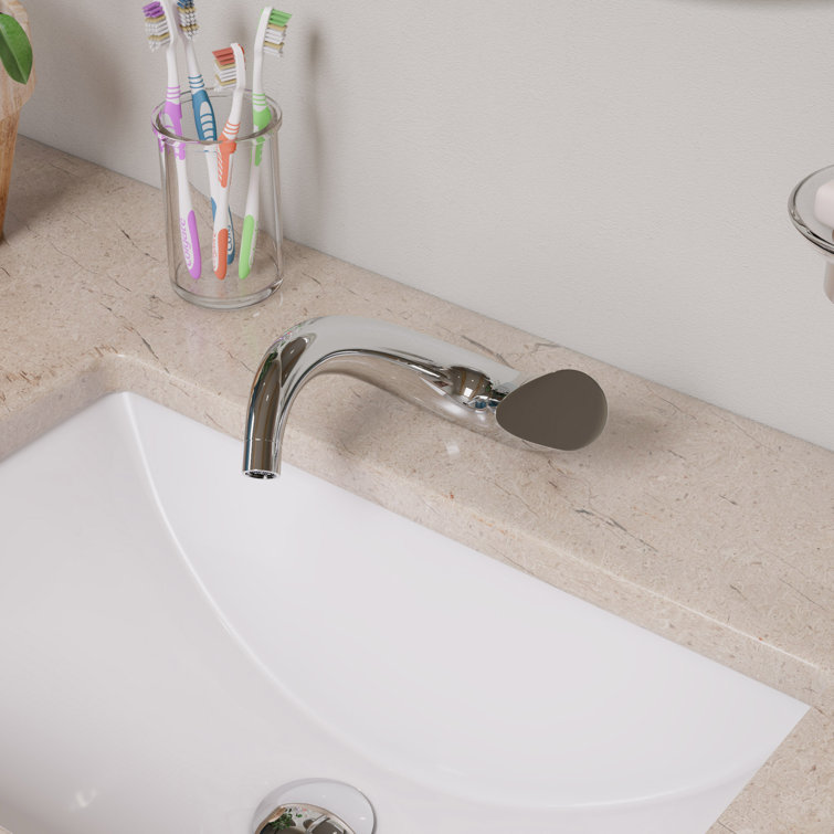 Wave Polished Chrome Single Lever Bathroom Faucet