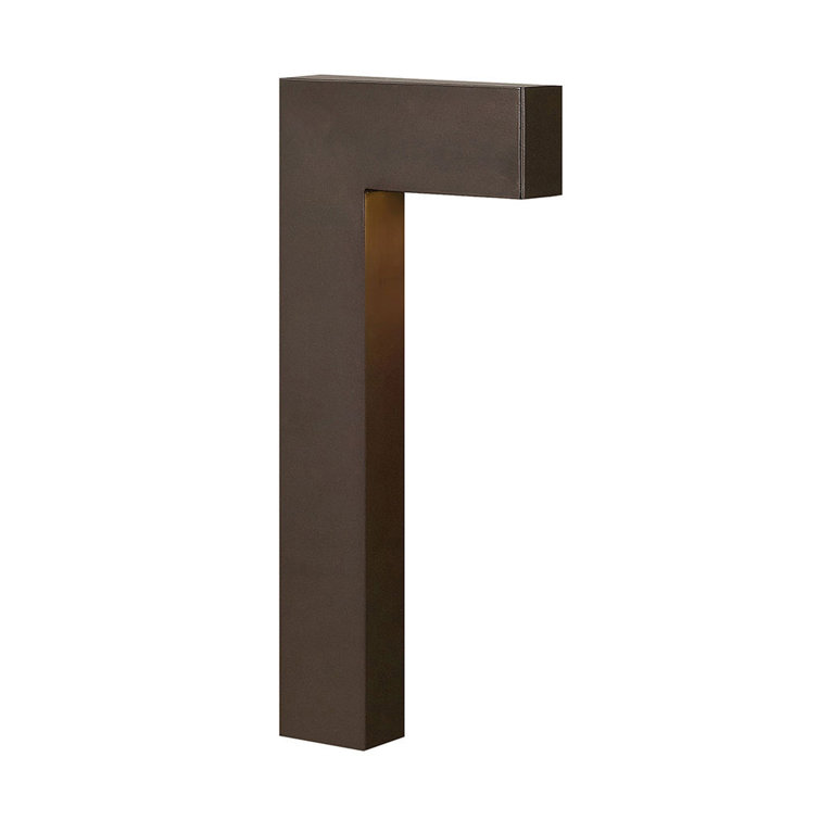 Bronze Aluminum LED Pathway Light with Etched Lens
