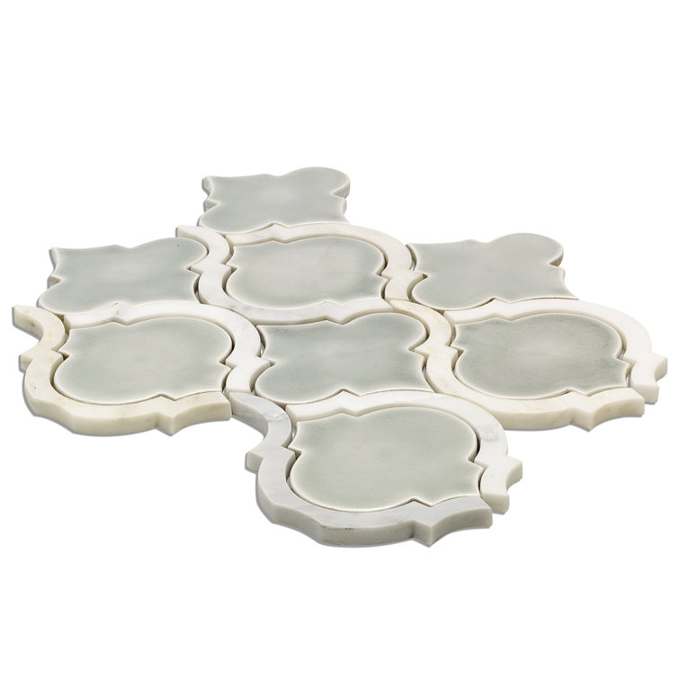 Tundra Arabesque Ceramic Mosaic Tile Sheet
