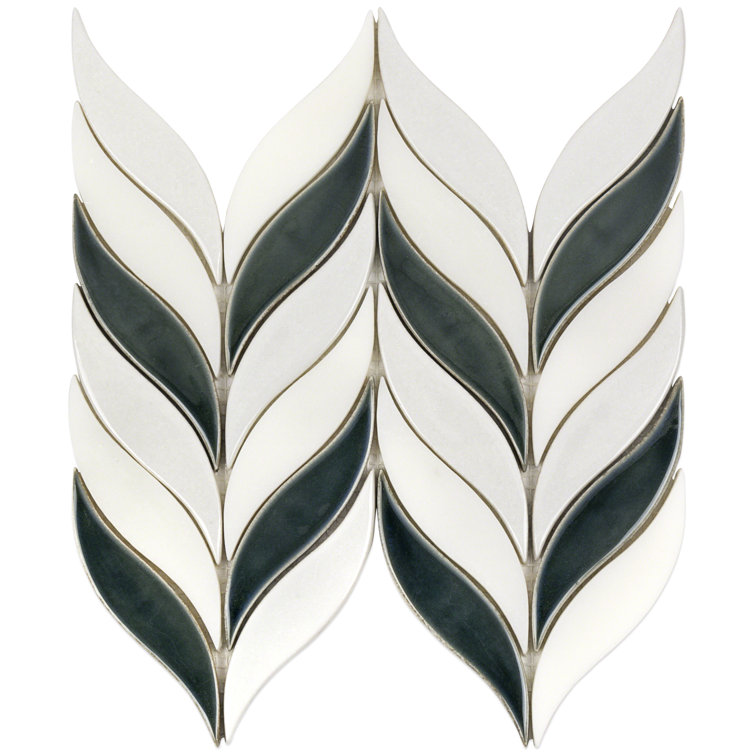 Deep Emerald 2" x 3" Ceramic Mosaic Wall Tile