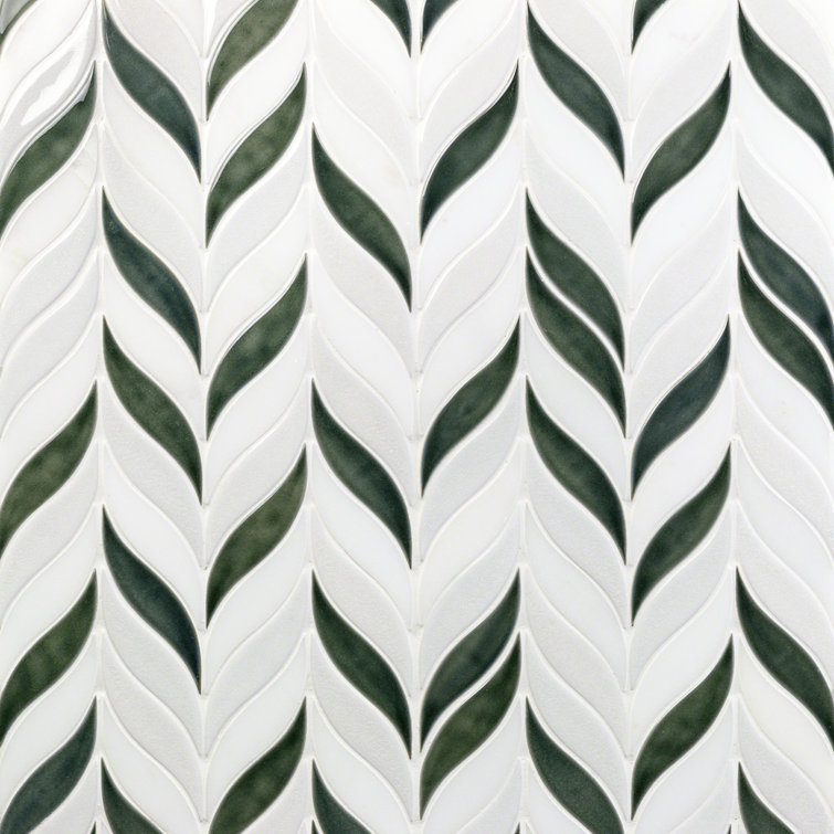 Deep Emerald 2" x 3" Ceramic Mosaic Wall Tile