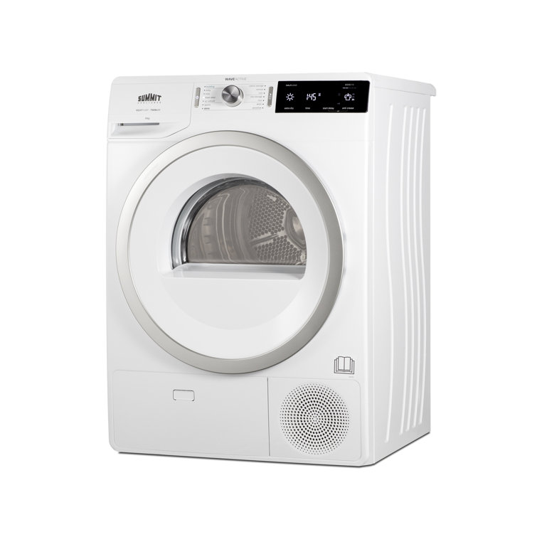 Summit Appliance SLD242W Summit Appliance 3.88 Cubic Feet Ventless Electric Stackable Dryer
