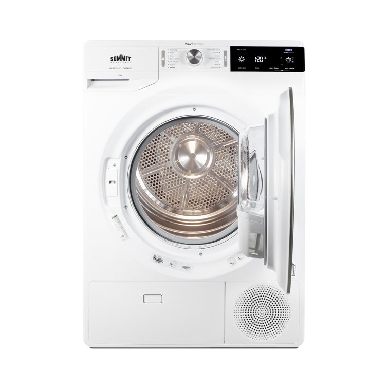 Summit Appliance SLD242W Summit Appliance 3.88 Cubic Feet Ventless Electric Stackable Dryer
