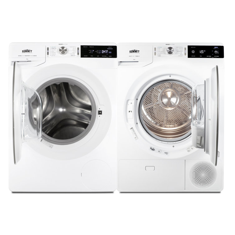 Summit Appliance SLD242W Summit Appliance 3.88 Cubic Feet Ventless Electric Stackable Dryer