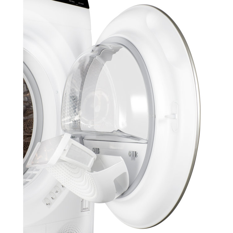 Summit Appliance SLD242W Summit Appliance 3.88 Cubic Feet Ventless Electric Stackable Dryer