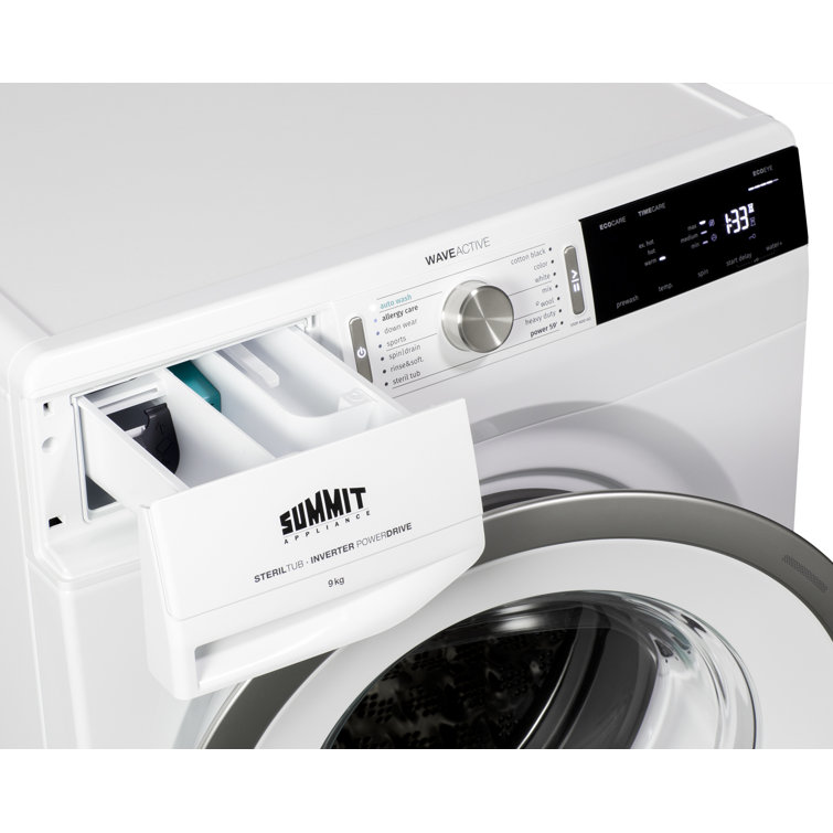 Summit 6.18 Cu. Ft. White Electric Stackable Washer Dryer Set
