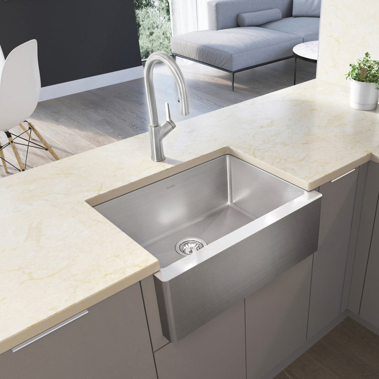 Classic Steel Pull-Down Spray Kitchen Faucet