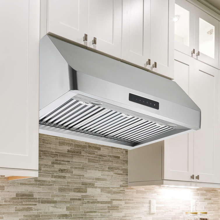 36" Stainless Steel Under Cabinet Range Hood with LED Lights