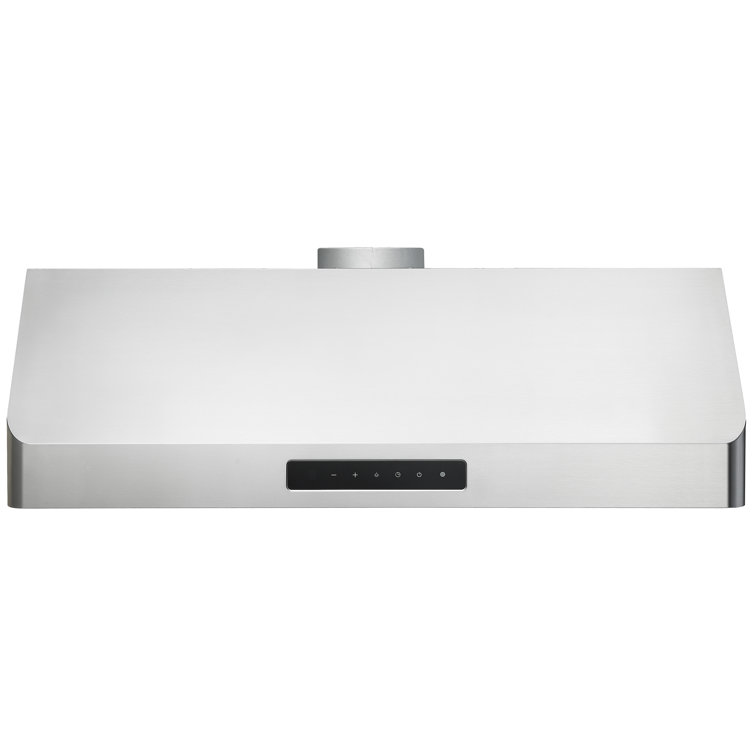 36" Stainless Steel Under Cabinet Range Hood with LED Lights