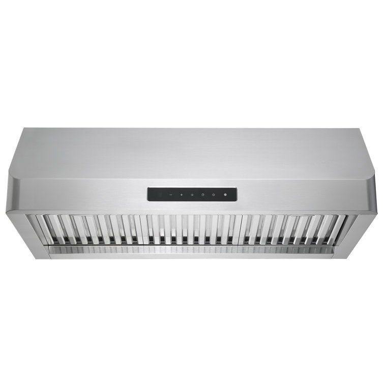 36" Stainless Steel Under Cabinet Range Hood with LED Lights