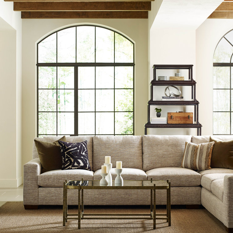 Montecito Slate Wood Graduating Etagere Bookcase