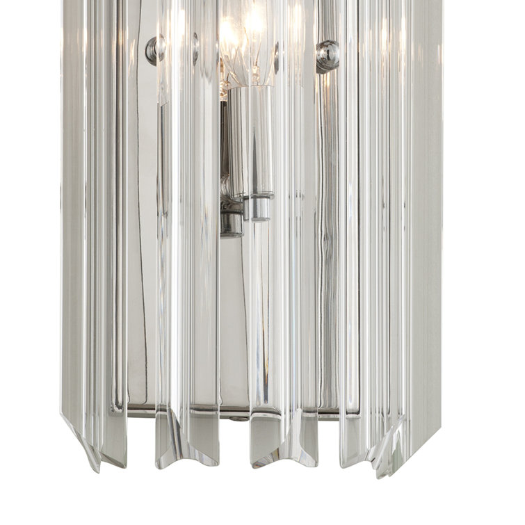 Charisma 14'' Gold Leaf and Silver Transitional Wall Sconce