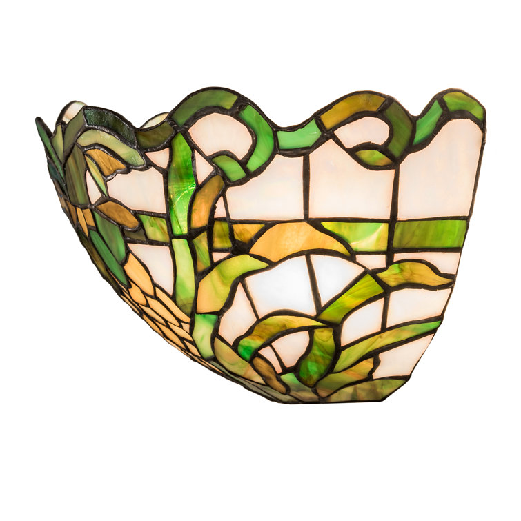 Multicolor Glass Pineapple Design Wall Sconce