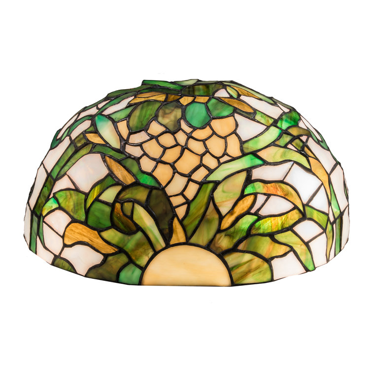Multicolor Glass Pineapple Design Wall Sconce