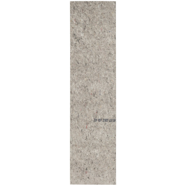 Gray Dual Surface Felt and Rubber Rug Pad