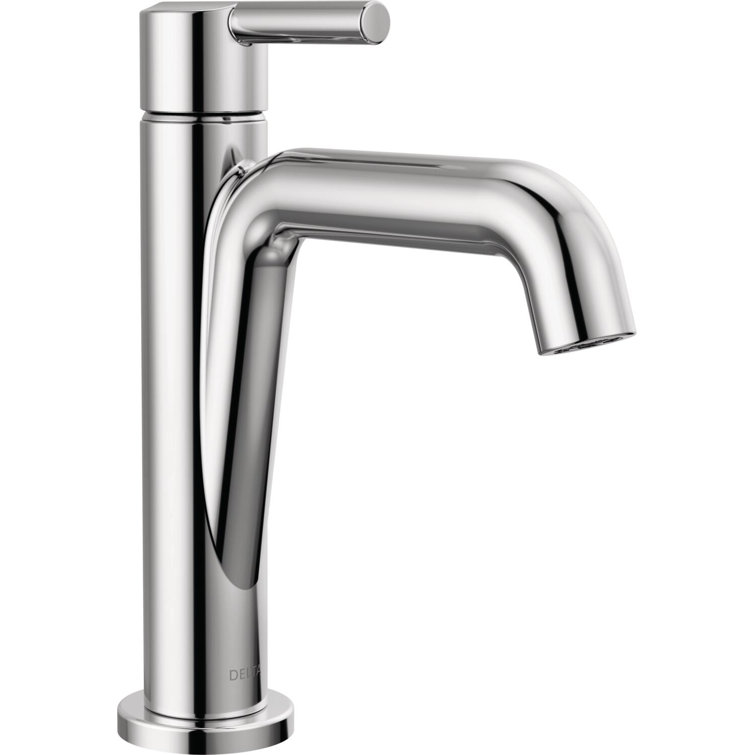 Nicoli Chrome Single Handle Bathroom Faucet with Drain Assembly