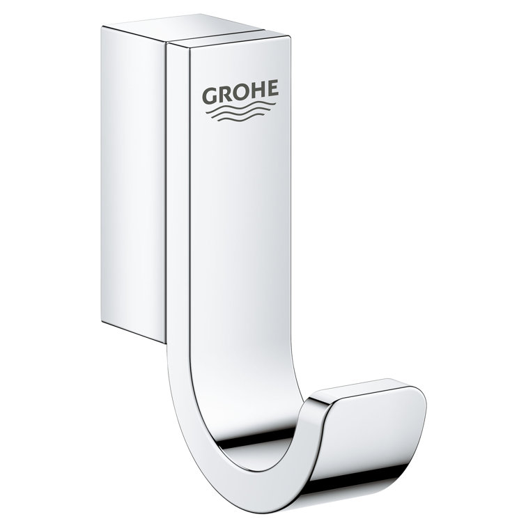 Chrome Wall Mounted Single Robe Hook