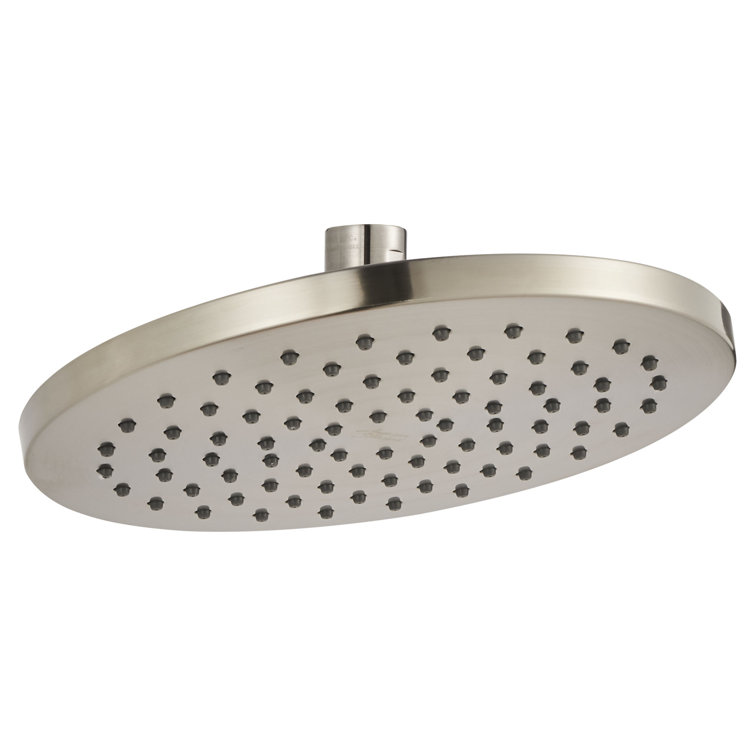 Brushed Nickel 8-Inch Round Rain Showerhead