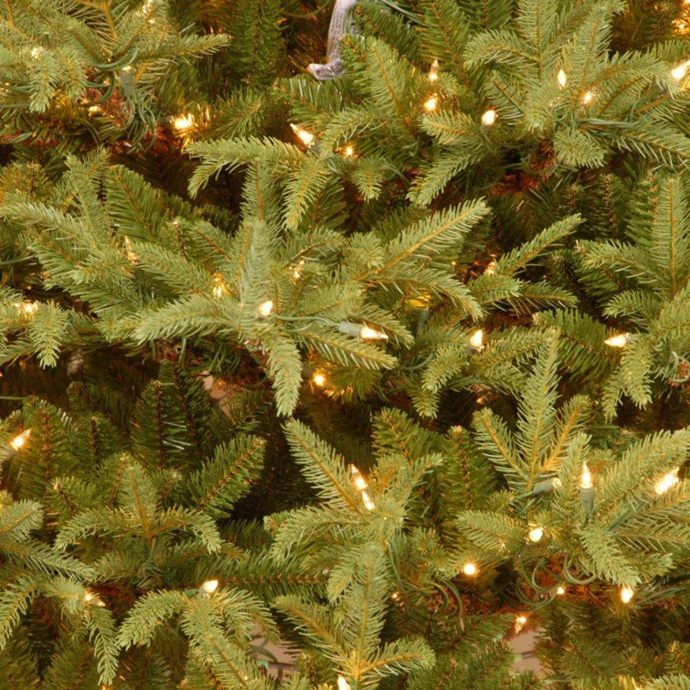 6.5' Green Fir Artificial Christmas Tree with Dual Color LED Lights
