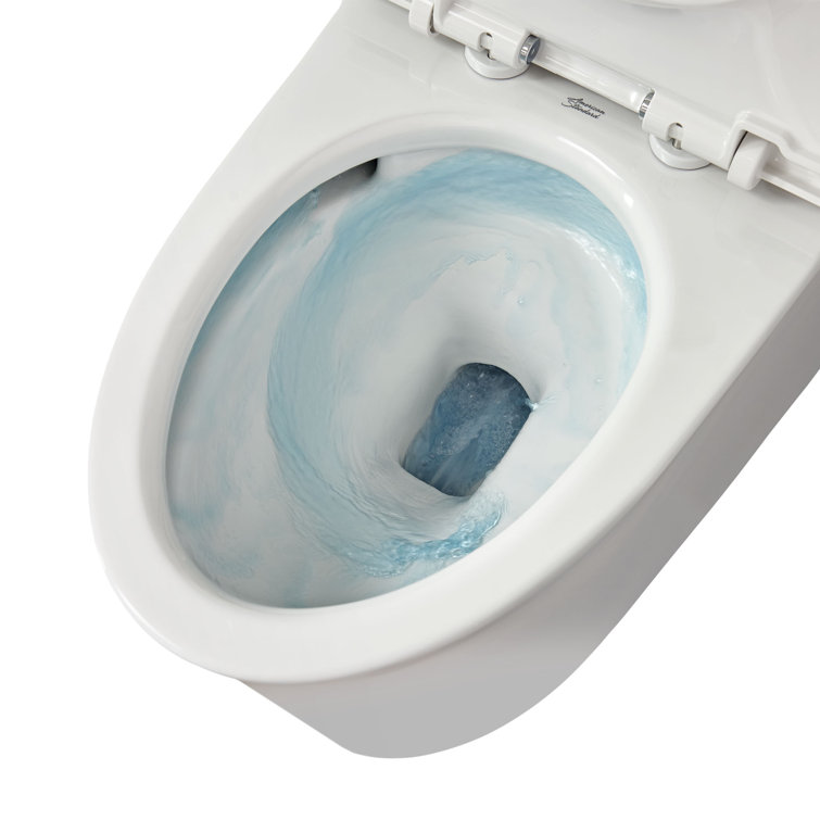 White Elongated Two-Piece High Efficiency Toilet with Seat