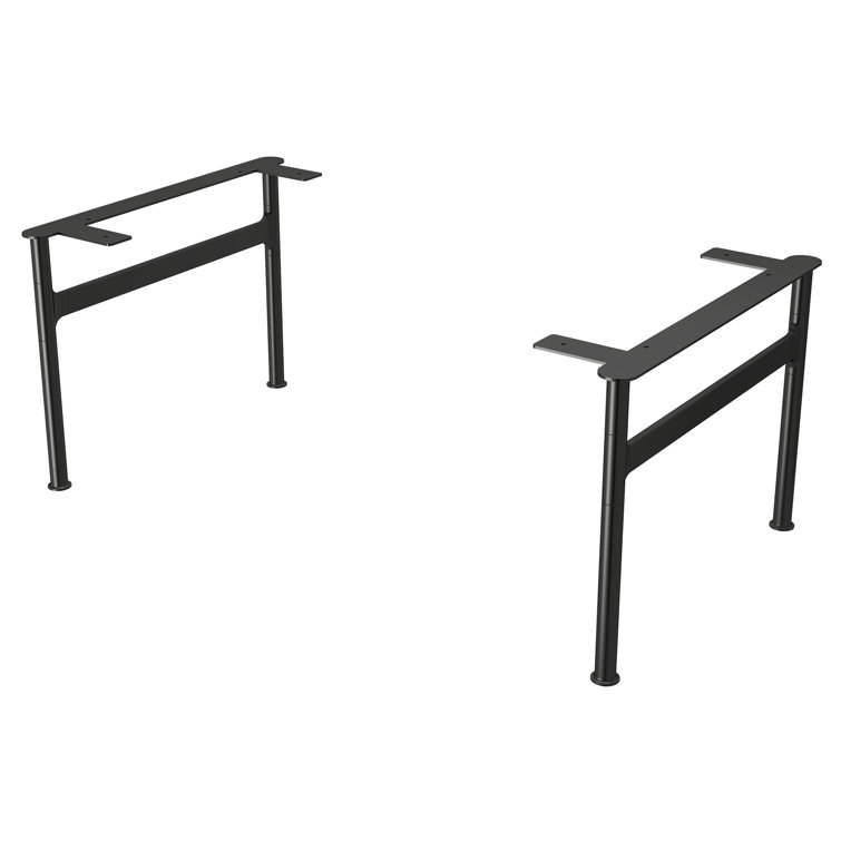 Matte Black Metal Vanity Leg Set for Studio S Vanities