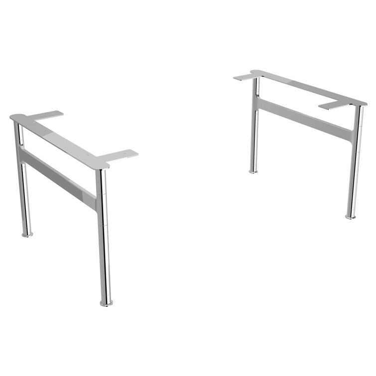Polished Chrome Freestanding Vanity Leg Set