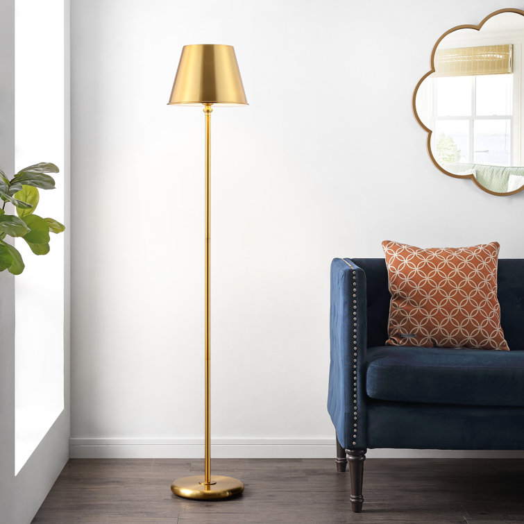 Adiel 60'' Gold Metal Floor Lamp